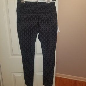 NWT Vineyard Vines Black/Gray Whale Tail Performance Legging Small